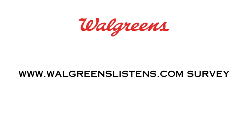 www.walgreenslistens.com Survey 2024