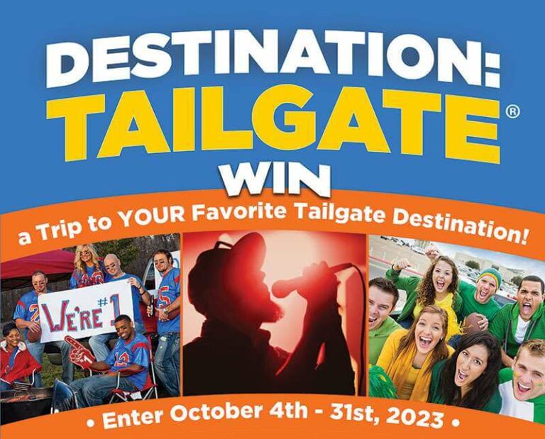 DESTINATION TAILGATE Sweepstakes 2023