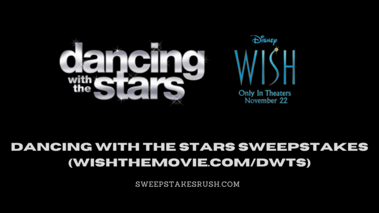 Disney Wish Dwts Dancing with the Stars Sweepstakes 2023